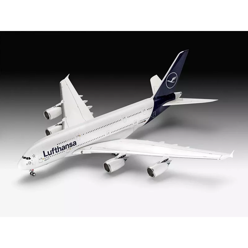Surinktas modelis Revell Airbus A380-800 Lufthansa New Livery