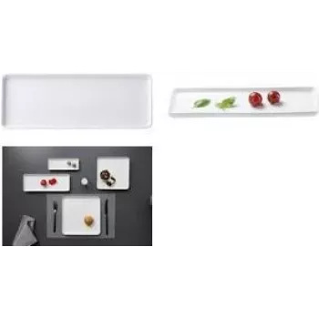 Stačiakampė porcelianinė lėkštė ritzenhoff & breker SKAGEN 205 x 75 mm, tinkama plauti indaplovėje