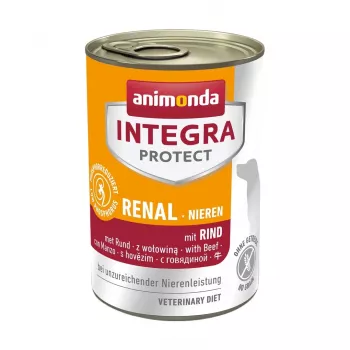 Šlapias šunų maistas animonda Integra Protect Nieren Beef 400 g — inkstų palaikymas, suaugę, jautiena
