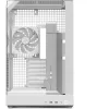 APNX Tower case V2 — balta, trys grūdinto stiklo plokštės