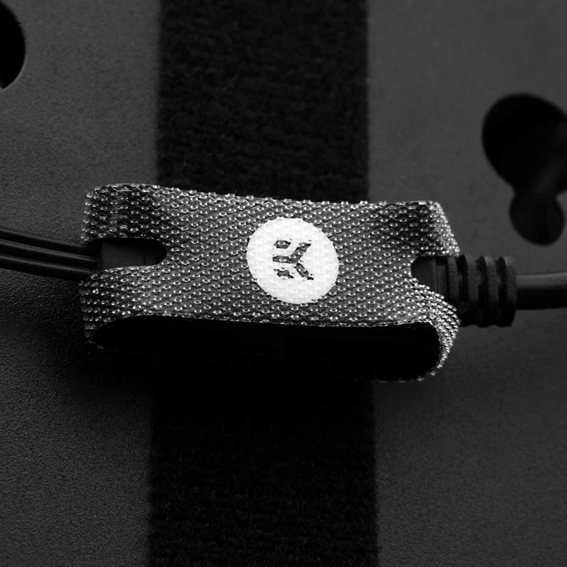 Kabelių spaustukų rinkinys EK Water Blocks EK-Loop CMS juodas 6 vnt.