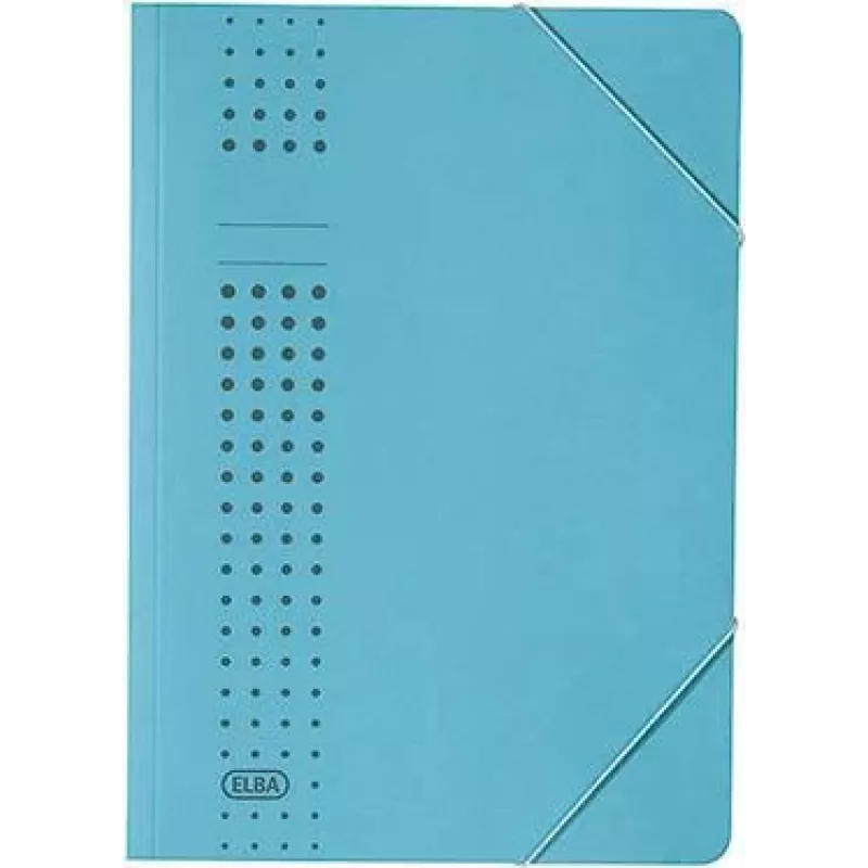 ELBA chic elastinis aplankas kartoninis, A4, Mėlynas (33470 BL) (33470 BL)
