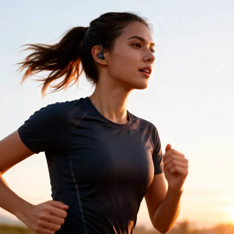 Belaidės sportinės ausinės MANTA Rytmo Sport 2 MATWS012BK — tikrai belaidės, į ausis įdedamos, juodos