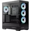 Kompiuterio korpusas AeroCool Geh Midi P500B-Digi Juoda