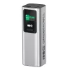 Nešiojama baterija Green Cell PBGC25UD, 25200 mAh, Li‑Ion, 140 W bendra galia, 2× USB‑C + 1× USB‑A, OLED ekranas, aliuminis korpusas