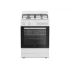 INDESIT Viryklė | I6G5KCW | Kaitlentės tipas Dujinė | Orkaitės tipas Elektrinė | Balta | Plotis 60 cm | Kepimo funkcija | Gylis 60 cm | 72 L
