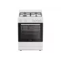 INDESIT Viryklė | I6G5KCW | Kaitlentės tipas Dujinė | Orkaitės tipas Elektrinė | Balta | Plotis 60 cm | Kepimo funkcija | Gylis 60 cm | 72 L