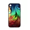 Telefono dėklas Tellur Cover Glass Print, skirtas iPhone XR Mesmeric – kietas galinis apsauginis dėklas su stiklo raštu