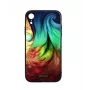 Telefono dėklas Tellur Cover Glass Print, skirtas iPhone XR Mesmeric – kietas galinis apsauginis dėklas su stiklo raštu