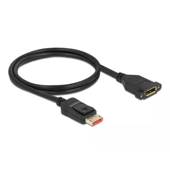 DisplayPort ilgintuvo kabelis su skydiniu laikikliu DeLOCK 87095 8K 60 Hz 1 m