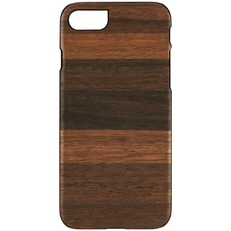Apsauginis telefono dėklas Man and Wood, skirtas iPhone 7/8 — fango juodas