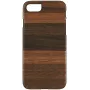 Apsauginis telefono dėklas Man and Wood, skirtas iPhone 7/8 — fango juodas