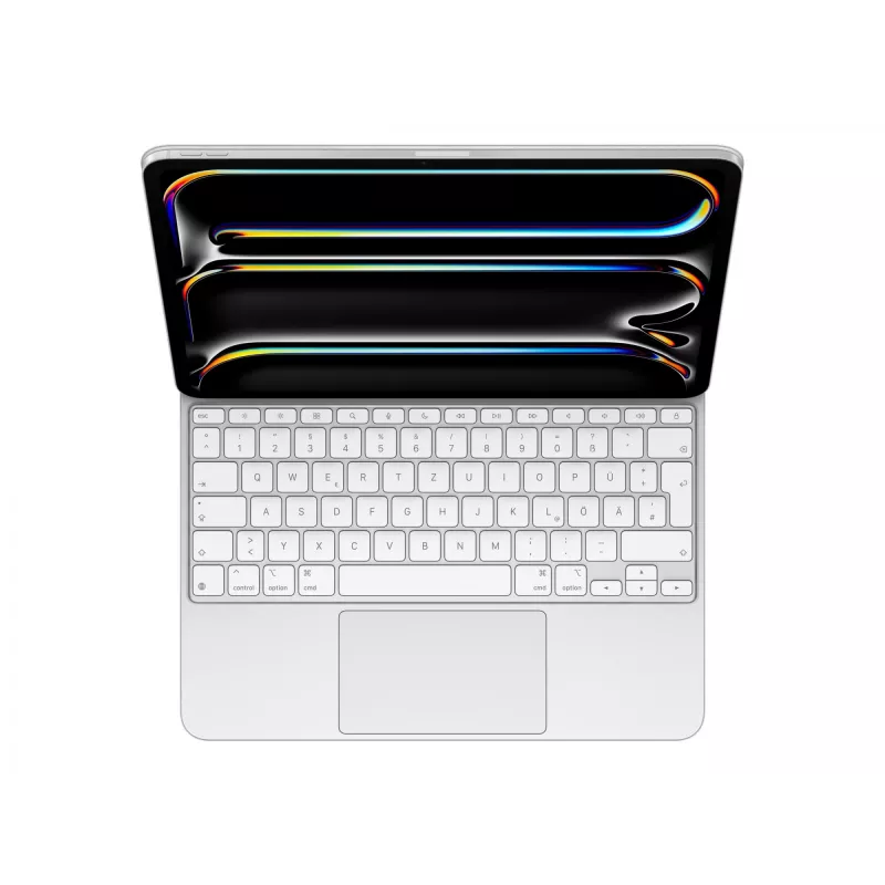 Apple Magic klaviatūra for iPad Pro 13-inch M4 German White QWERTZ Trackpad