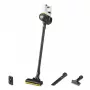 Stick vacuum Karcher 2-in-1 VC 4, bagless, cordless 21,6 V Li-Ion, 30 min veikimo laikas, HEPA, 2 greičiai, geltona/juoda