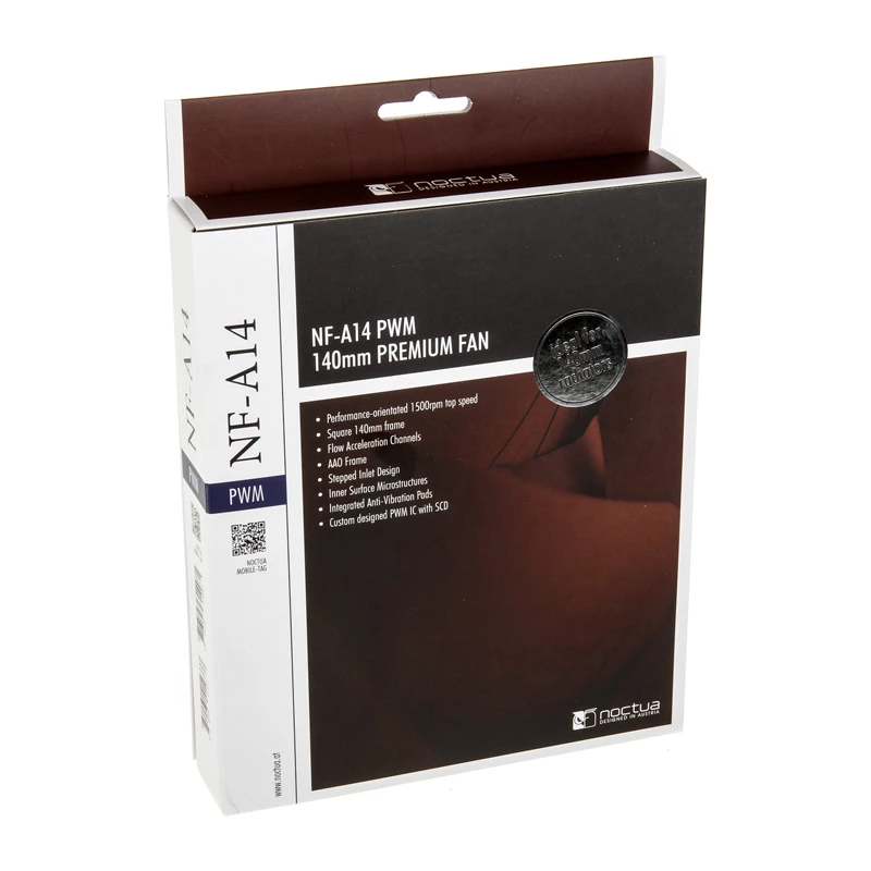 Noctua NF-A14 PWM 140mm korpuso ventiliatorius