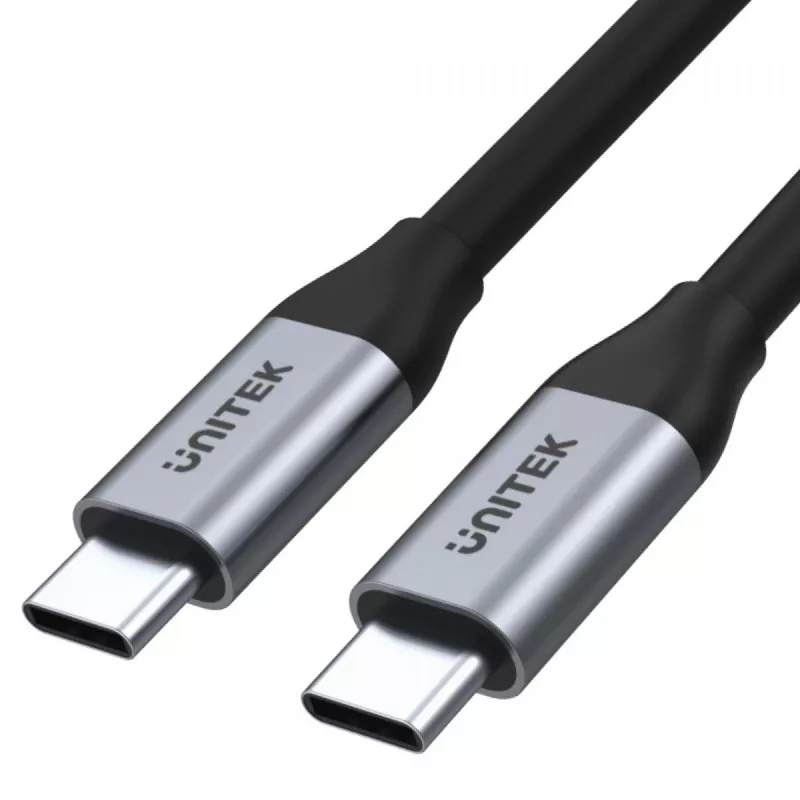 UNITEK C14091ABK USB laidas USB 3.2 Gen 2 2m USB C juodas