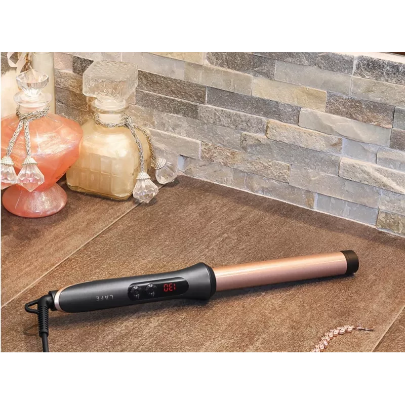 Garbanojimo žnyplės LAFE Sleek & Shine Curler 25 mm LAFLKA47571 – 25 mm vamzdis, elektrinės plaukų garbanojimo žnyplės