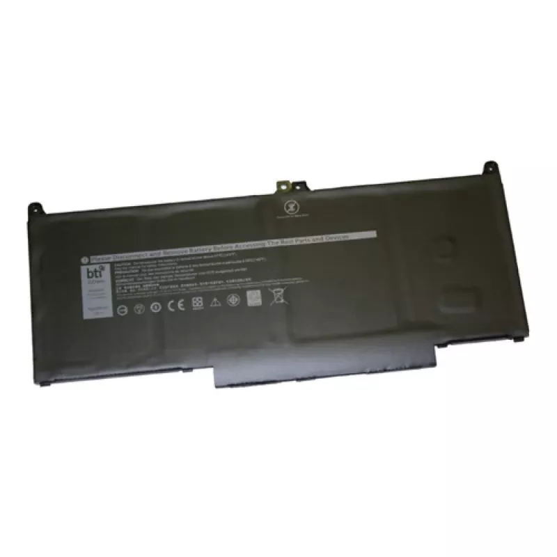 Originalius 4 elementų nešiojamojo kompiuterio baterijos pakaitalas, skirtas Dell Latitude 7300/7400/5300 — 7,6 V 7890 mAh (Ličio jonų)