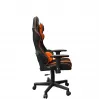 Žaidimų kėdė GEMBIRD GC-SCORPION-04X juodai oranžinė ergonomiško dizaino, reguliuojama sėdynė, aukšta atlošo dalis