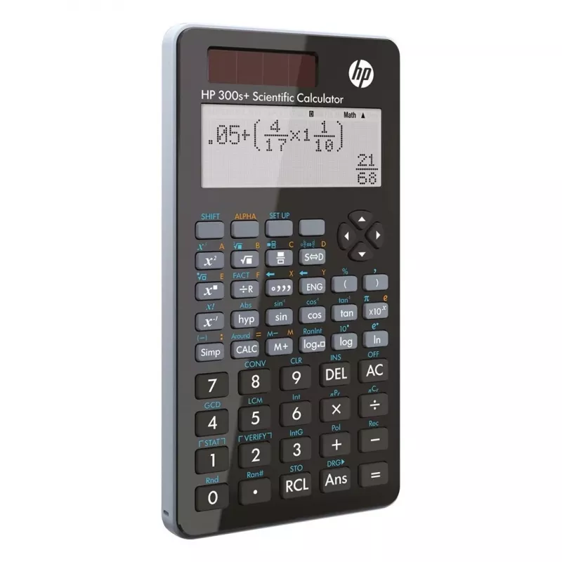 HP scientificiškas skaičiuotuvas HP 300SPLUS/INT BX, 315 funkcijos, 155x84x20mm, juodas
