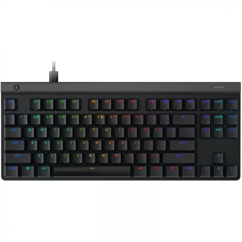 Logitech G G515 klaviatūra, žaidimų, USB, QWERTZ, čekų, juoda, mechaninė RGB