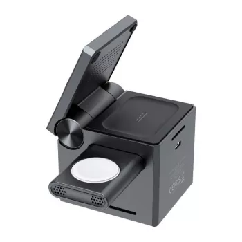 Belaidis 3-in-1 indukcinis įkroviklis CHOETECH T632-F 15W — juodas