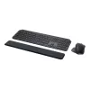 “Logitech MX Keys Combo for Business” – klaviatūros ir pelės rinkinys – apšviečiamas – belaidis – „Bluetooth LE“ – QWERTY – GB – grafito spalvos