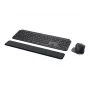 “Logitech MX Keys Combo for Business” – klaviatūros ir pelės rinkinys – apšviečiamas – belaidis – „Bluetooth LE“ – QWERTY – GB – grafito spalvos