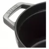Staub 40509-312-0 puodas 5,25 l apvalus grafito spalvos, pilkas