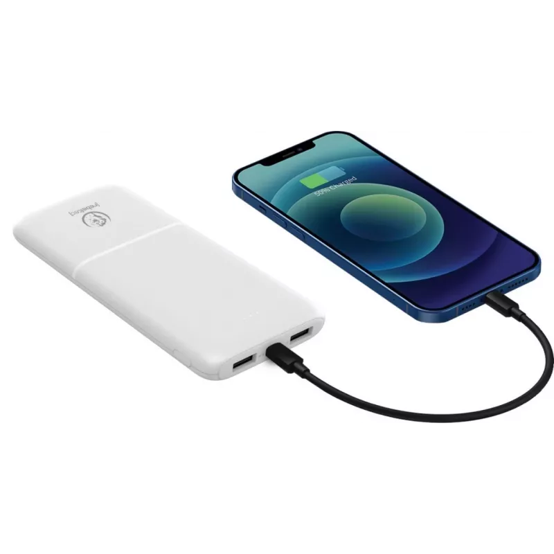 Rebeltec išorinė baterija P10 10W 10000mAh balta
