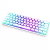 Thock Compact Wireless Pudding Onyx White, Gaming Keyboard White, DE-Layout, Kailh Box Red