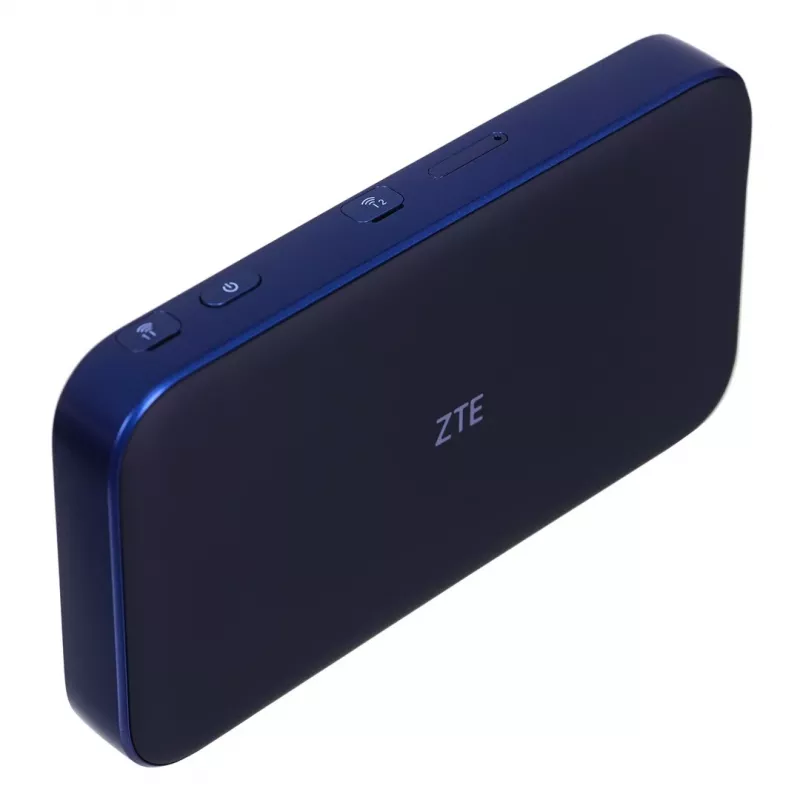 Mobiliojo tinklo maršrutizatorius ZTE MU5001 — nešiojamas 5 GHz Wi‑Fi 6, 4500 mAh baterija, SDX55, NanoSIM, 3,8 Gb/s atsisiuntimas