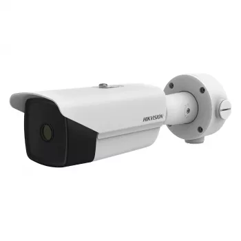 Hikvision DS-2TD2138-7/QY - terminė / tinklo stebėjimo kamera - cilindrinė - spalvota - 1280 x 720 (optinė) / 384 x 288 (terminė) - fiksuotas židinio nuotolis - garsas - sudėtinė - LAN 10