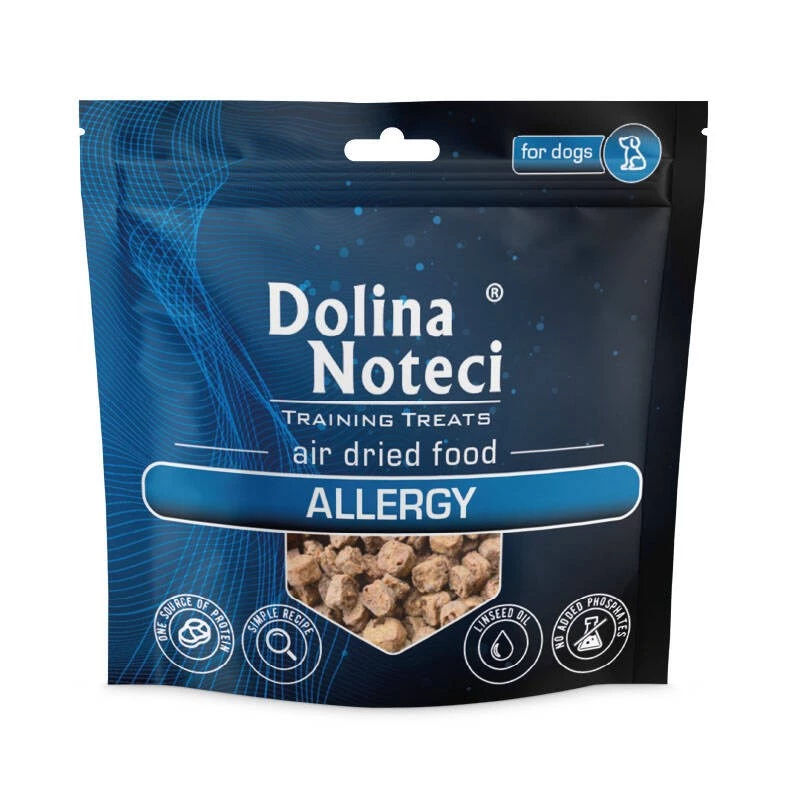 DOLINA NOTECI Treniruotėms skirti skanėstai Allergy - šunų skanėstas - 130 g