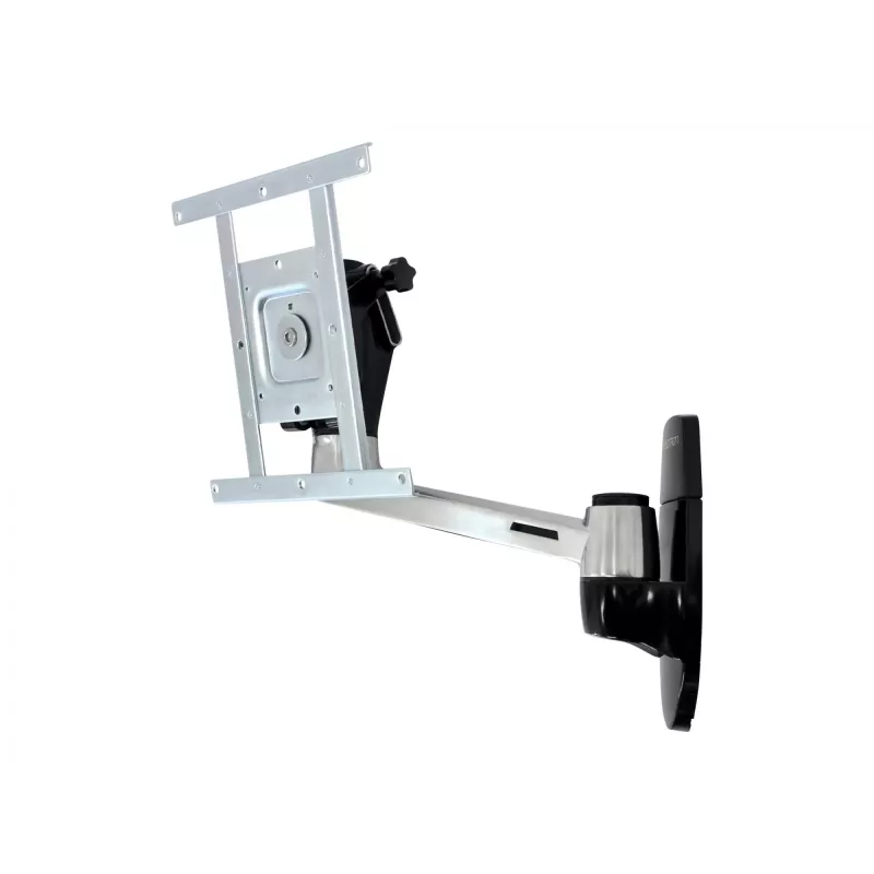 Ergotron LX HD sieninis laikiklis Swing Arm – tvirtinimo komplektas (pasukama svirtis, rankenėlė) televizoriui (pakreipiamas ir pasukamas) – aliuminis – ekrano dydis: iki 106,7 cm (iki 106,70 cm (42 inch)) – tvirtinimo įranga