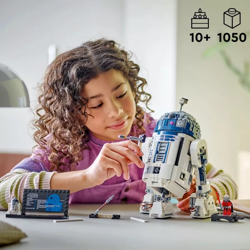 „LEGO“ surenkamas droidas R2‑D2 rinkinys 75379 — 1 050 detalių, nuo 10 metų, 160×110×240 mm, 0,24 kg