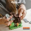 Žaislinis konstruktorius Marioinex Blocks mini Waffle Expert — 100 detalių, įvairiaspalvis, amžius 3+