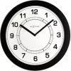 NeXtime klok 3045zw Super plonas, Ø28 cm, sieninis, juodas