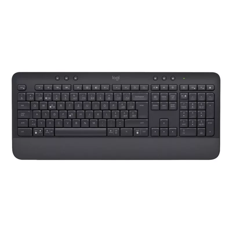 Logitech Signature MK650 Combo verslui belgiškas pilno dydžio belaidis klaviatūros ir pelės rinkinys