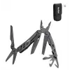 Multitool Nextool Mini FLAGSHIP NE20122 — 10 funkcijų kompaktiškas nerūdijančio plieno daugiafunkcis įrankis, juodas, 67×27×17 mm, 83 g