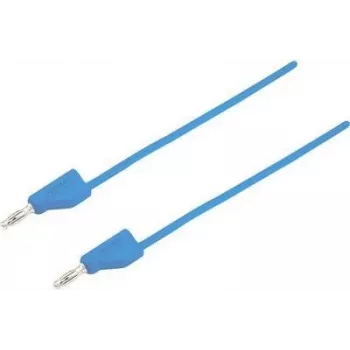 VOLTCRAFT Testavimo laidas [4 mm kištukas - 4 mm kištukas] 1 m Mėlynas MSB-300 (MSB-300-1-BL)