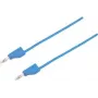 VOLTCRAFT Testavimo laidas [4 mm kištukas - 4 mm kištukas] 1 m Mėlynas MSB-300 (MSB-300-1-BL)