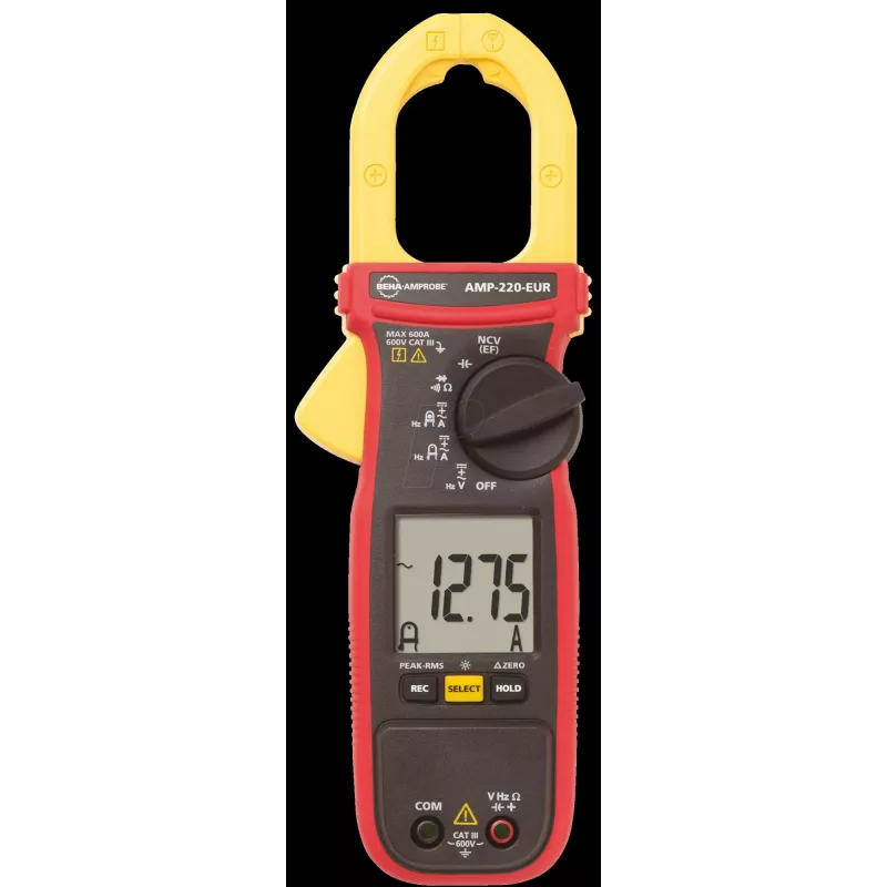 Fluke Strommesszange AC/DC 600A ACDC TRMS AMP-220-EUR (4560596)