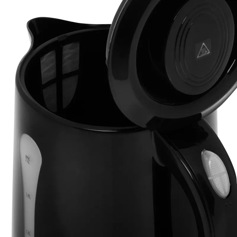 Adler Virdulys | AD 1244 | Elektrinis | 1850 W | 2,5 L | Plastikinis | 360° sukamas pagrindas | Juodas