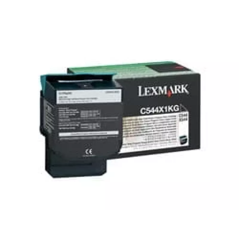 Lexmark C544X1KG - rašalas, juodas - skirtas C544dn, C544dtn, C544dw, C544n, X544dn, X544dn RCS, X544dtn, X544dw, X544n