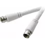 SpeaKa Professional SAT prijungimo kabelis [1x F kištukas - 1x F kištukas] 1,50 m 90 dB Baltas (SP-7870000)