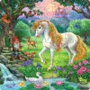Vaikiška medinė dėlionė Ravensburger Fairytale Unicorn — 44 dalys, medinės detalės, vaikų dydis