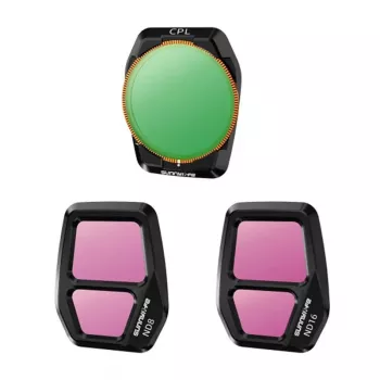 Reguliuojamas objektyvo filtras Sunnylife A3S-FI925 CPL + ND8/ND16 (kintamasis žiedinis poliarizatorius ir neutralaus tankio filtras)