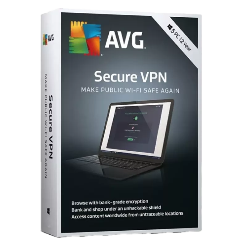 AVG Secure VPN | 10 įrenginių | 2 metai