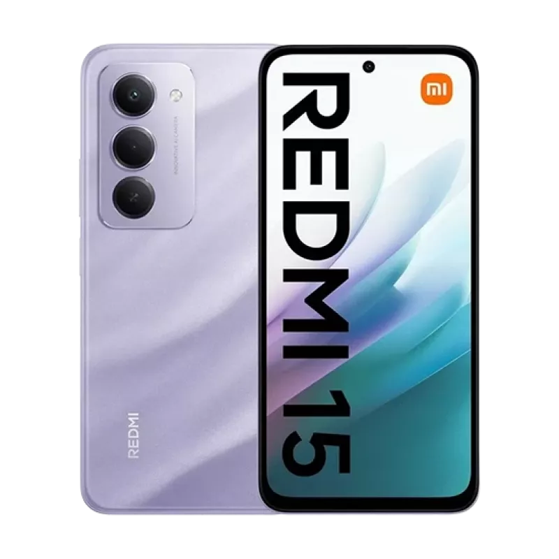 Xiaomi Redmi 15 4G (128GB, Viola Sabbioso, 6.90, Doppia SIM Ibrida, 4G), Smartphone, Viola